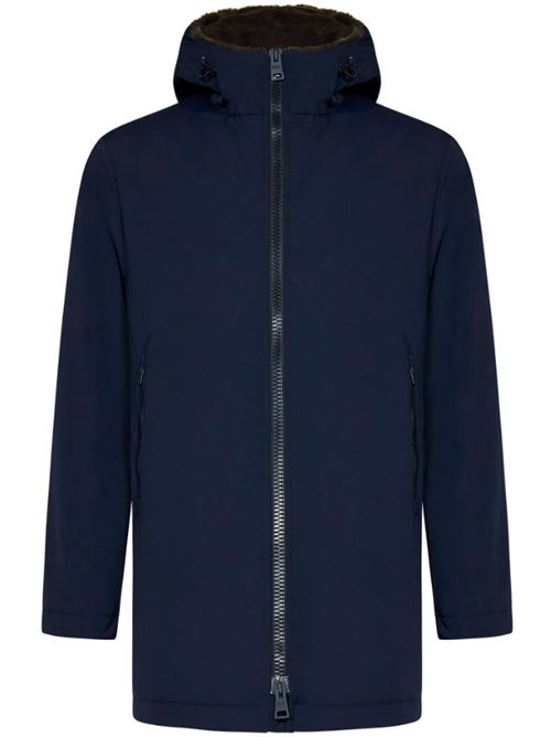 PARKA CON CAPPUCCIO HERNO | PA0072U.12343Z9288 Blu/Marrone